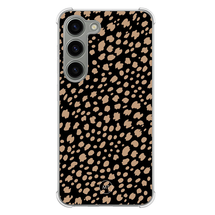 Mooie Telefoonhoesjes Samsung Galaxy S23 shockproof hoesje - Savannah spots