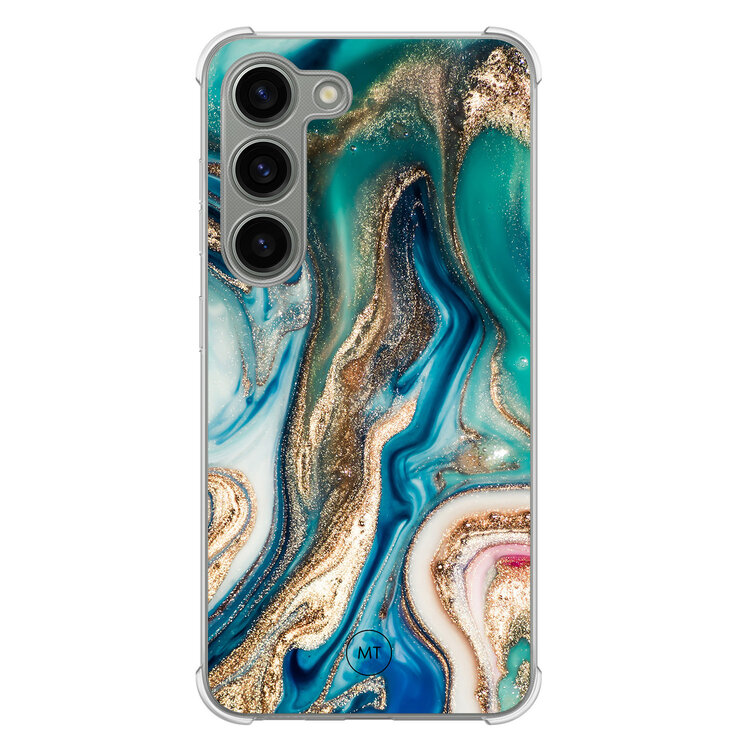 Mooie Telefoonhoesjes Samsung Galaxy S23 shockproof hoesje - Magic marble