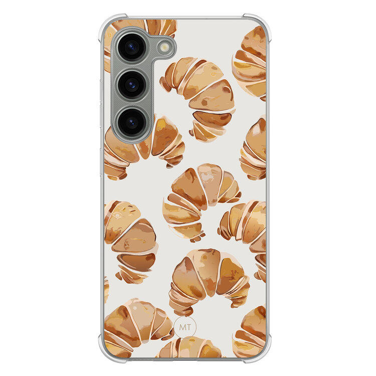 Mooie Telefoonhoesjes Samsung Galaxy S23 shockproof hoesje - Croissant