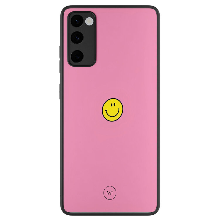Mooie Telefoonhoesjes Samsung Galaxy S20 FE hoesje - Pink smiley