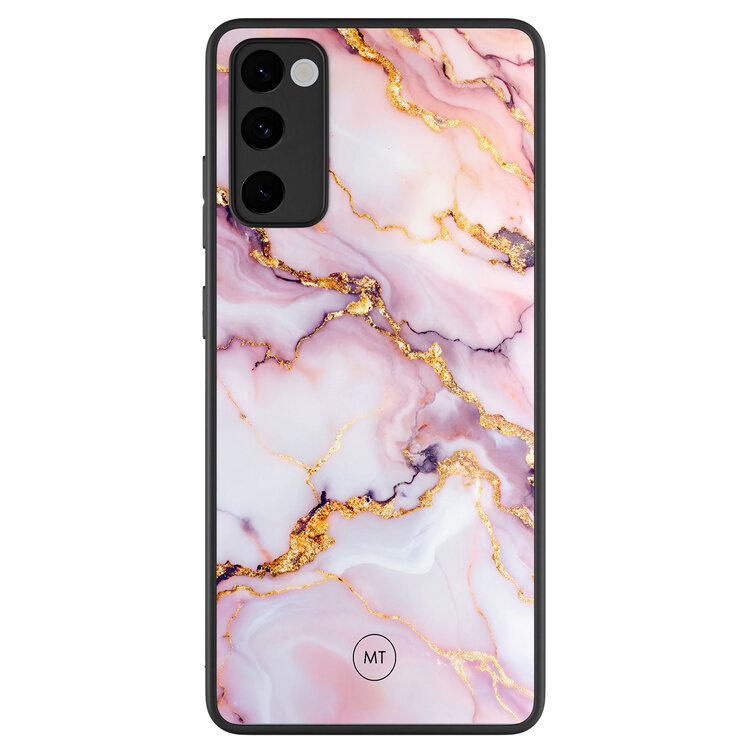 Mooie Telefoonhoesjes Samsung Galaxy S20 FE hoesje - Marble pink