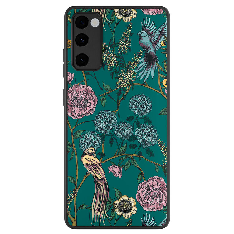 Mooie Telefoonhoesjes Samsung Galaxy S20 FE hoesje - Bloomy birds