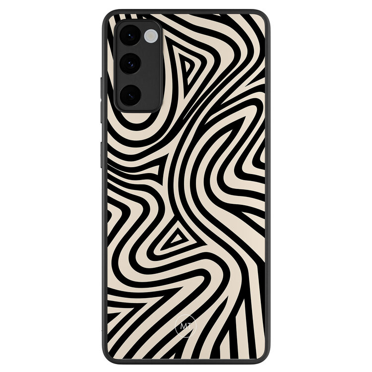 Mooie Telefoonhoesjes Samsung Galaxy S20 FE hoesje - Groovy lines