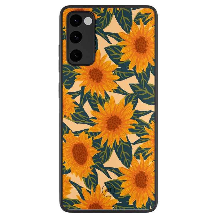Mooie Telefoonhoesjes Samsung Galaxy S20 FE hoesje - Zonnebloemen