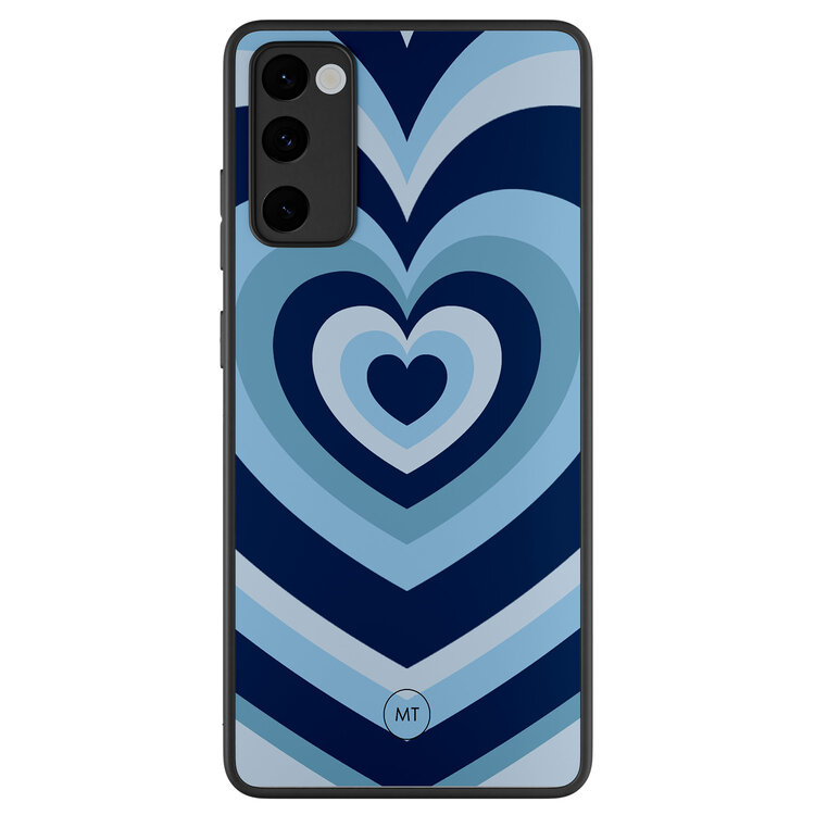 Mooie Telefoonhoesjes Samsung Galaxy S20 FE hoesje - Hart blauw