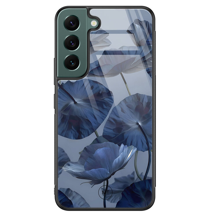 Mooie Telefoonhoesjes Samsung Galaxy S22 hoesje glas - Dusky blooms