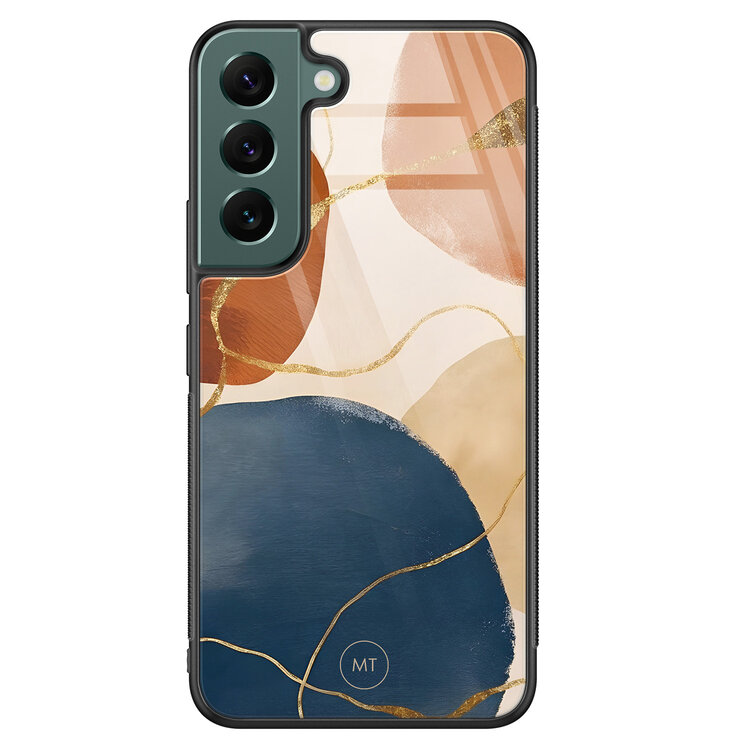Mooie Telefoonhoesjes Samsung Galaxy S22 hoesje glas - Abstract harmony