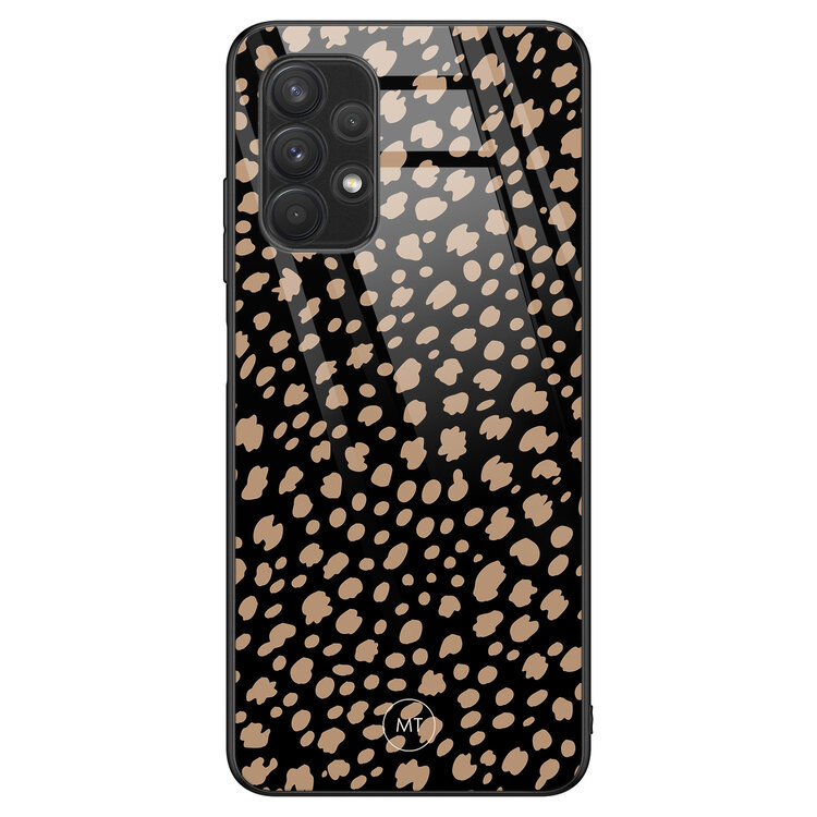 Mooie Telefoonhoesjes Samsung Galaxy A32 4G hoesje glas - Savannah spots