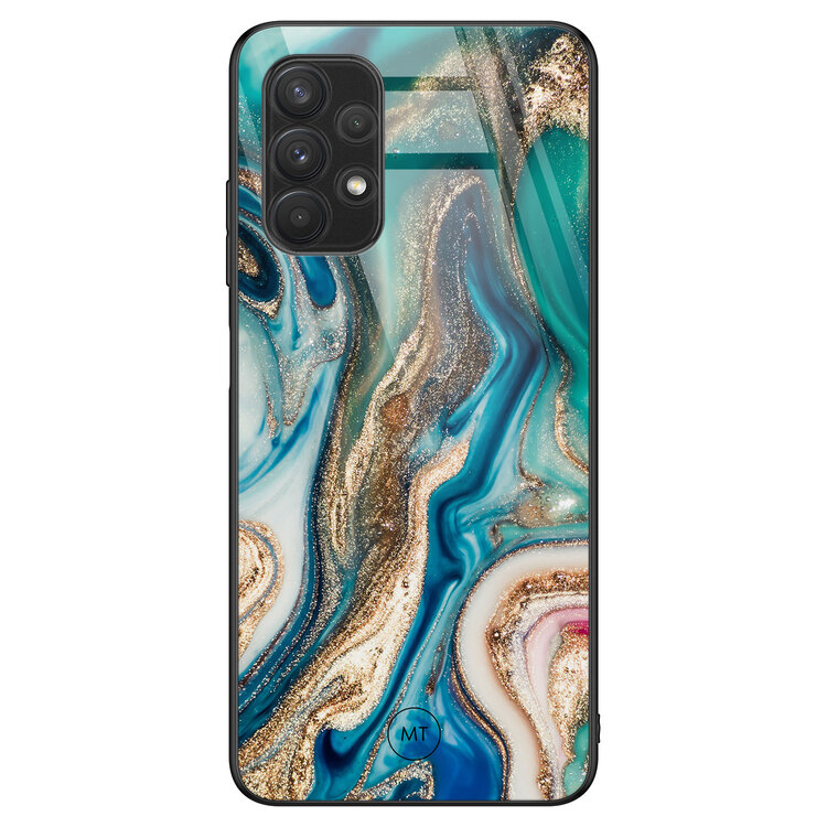 Mooie Telefoonhoesjes Samsung Galaxy A32 4G hoesje glas - Magic marble