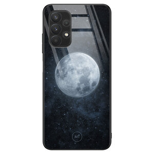Mooie Telefoonhoesjes Samsung Galaxy A32 4G hoesje glas - Maan