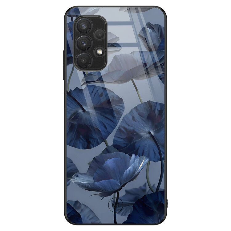 Mooie Telefoonhoesjes Samsung Galaxy A32 4G hoesje glas - Dusky blooms