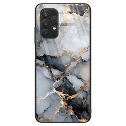 Mooie Telefoonhoesjes Samsung Galaxy A32 4G hoesje glas - Marble mist