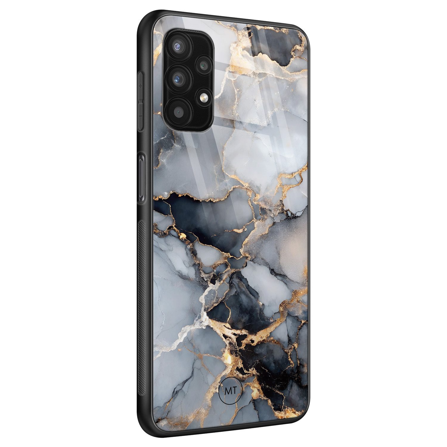 Mooie Telefoonhoesjes Samsung Galaxy A32 4G hoesje glas - Marble mist