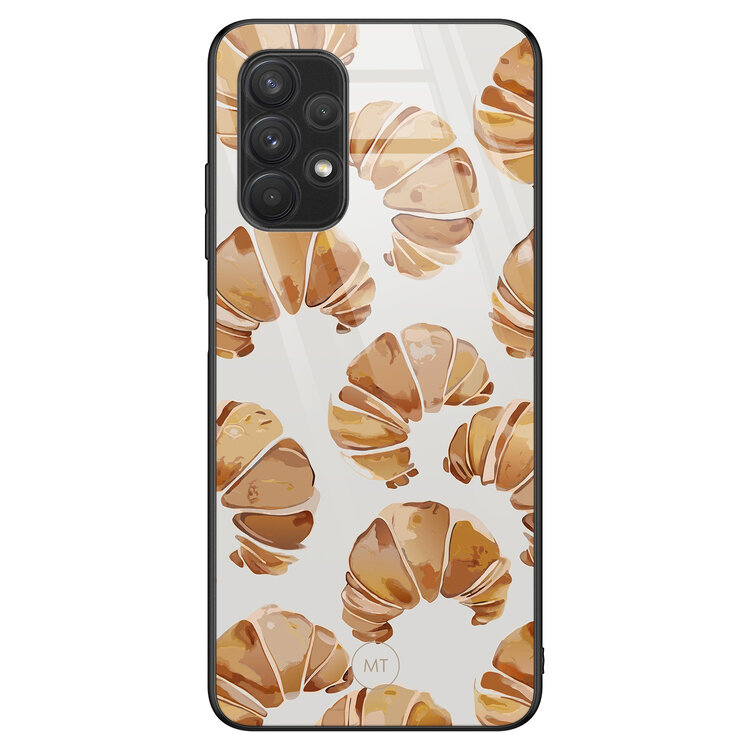 Mooie Telefoonhoesjes Samsung Galaxy A32 4G hoesje glas - Croissant