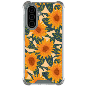 Mooie Telefoonhoesjes Samsung Galaxy A56 shockproof hoesje - Zonnebloemen