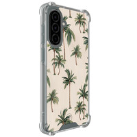 Mooie Telefoonhoesjes Samsung Galaxy A56 shockproof hoesje - Palmbomen print
