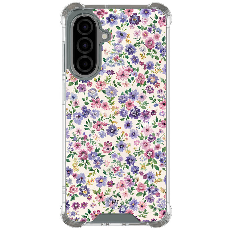 Mooie Telefoonhoesjes Samsung Galaxy A36 shockproof hoesje - Purple garden