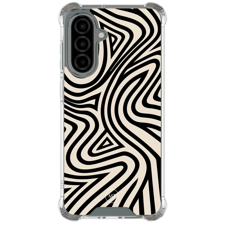 Mooie Telefoonhoesjes Samsung Galaxy A36 shockproof hoesje - Groovy lines