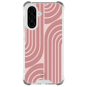 Mooie Telefoonhoesjes Samsung Galaxy A26 shockproof hoesje - Blush shapes