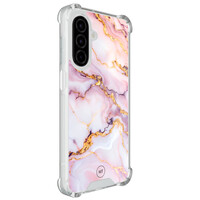 Mooie Telefoonhoesjes Samsung Galaxy A26 shockproof hoesje - Marble pink