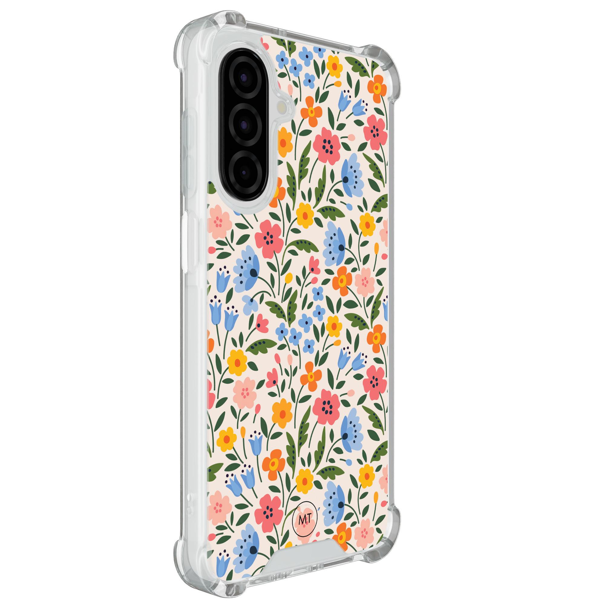 Mooie Telefoonhoesjes Samsung Galaxy A26 shockproof hoesje - Romantische bloemen