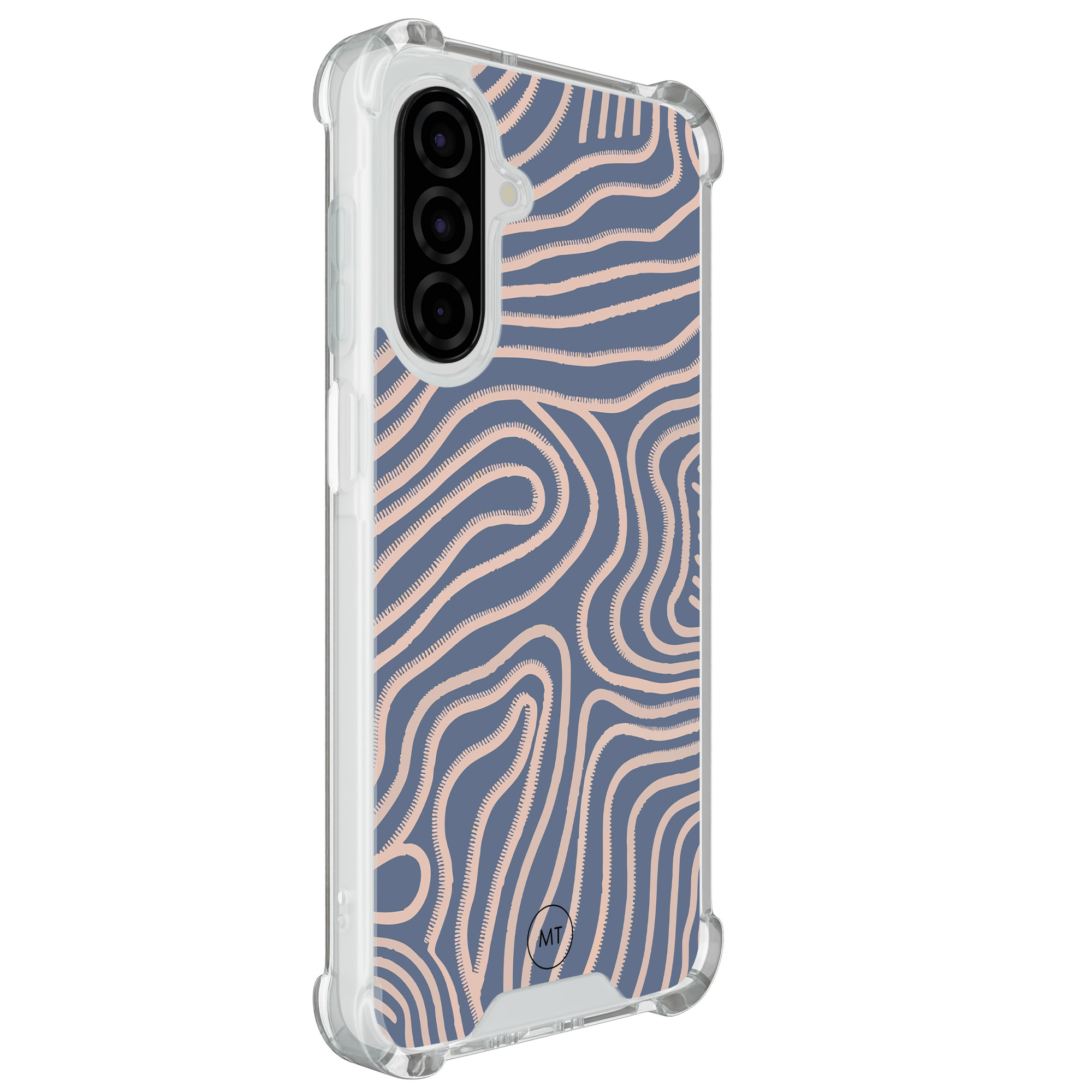Mooie Telefoonhoesjes Samsung Galaxy A26 shockproof hoesje - Flowing lines