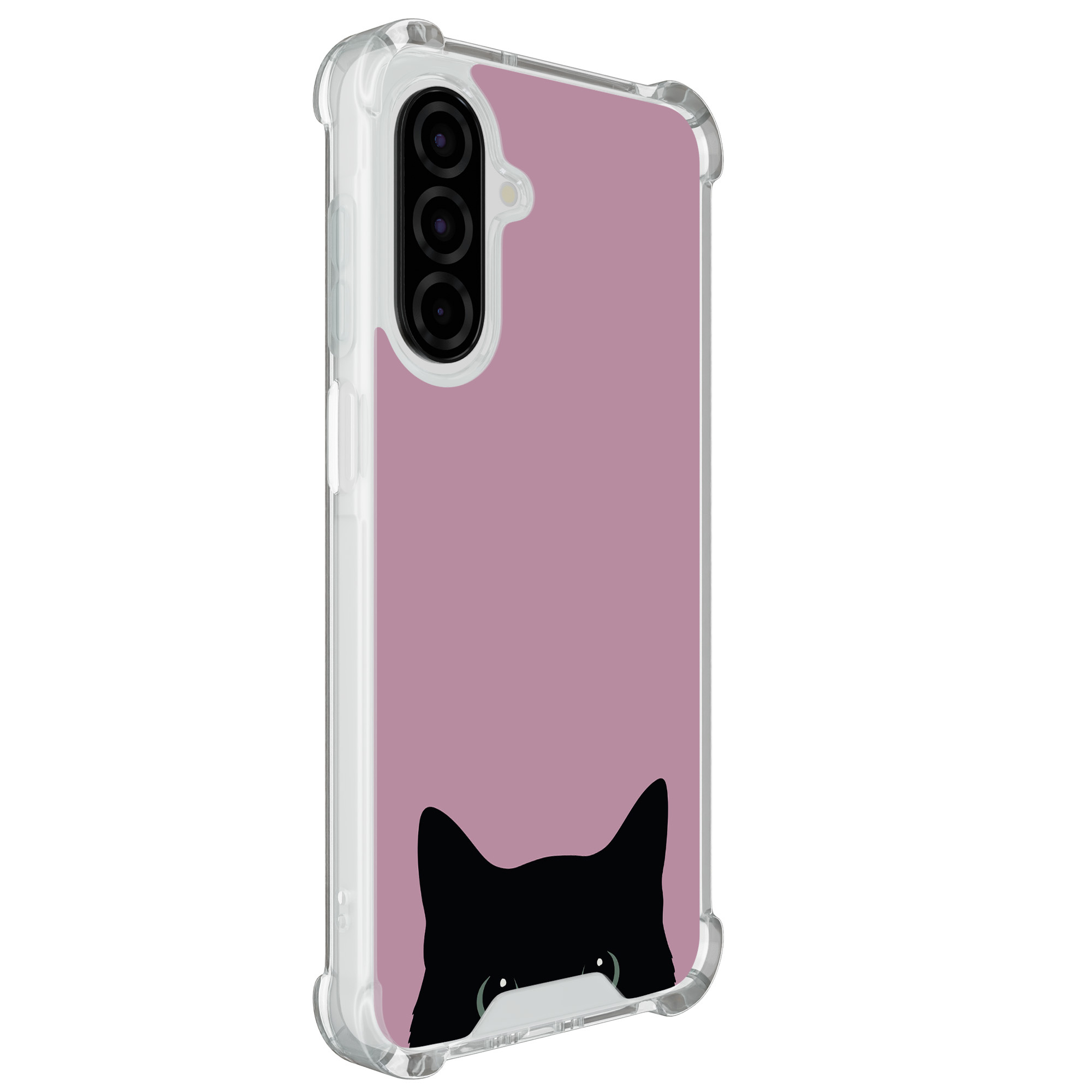 Mooie Telefoonhoesjes Samsung Galaxy A26 shockproof hoesje - Zwarte kat