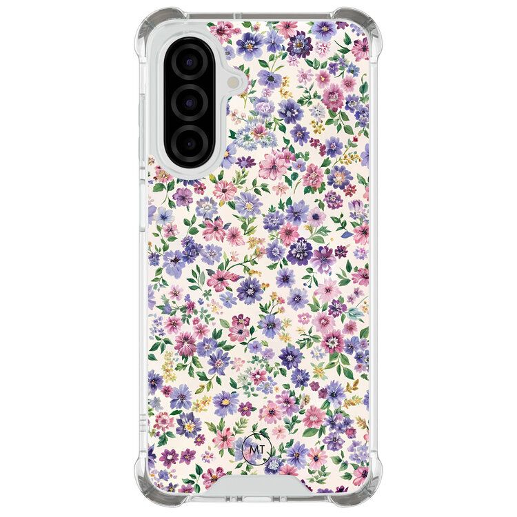 Mooie Telefoonhoesjes Samsung Galaxy A26 shockproof hoesje - Purple garden