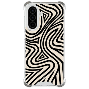 Mooie Telefoonhoesjes Samsung Galaxy A26 shockproof hoesje - Groovy lines