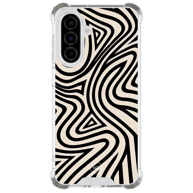 Mooie Telefoonhoesjes Samsung Galaxy A26 shockproof hoesje - Groovy lines
