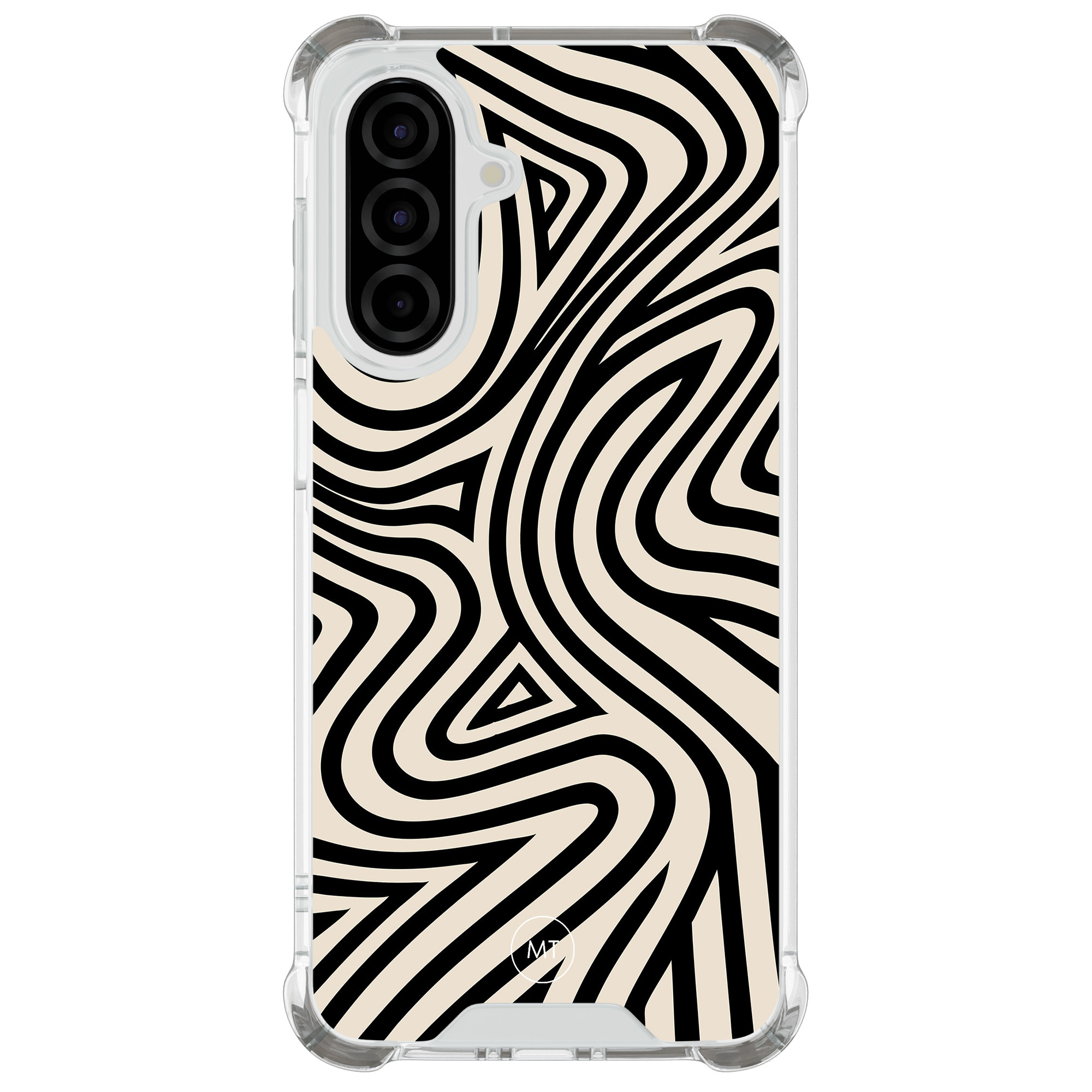 Mooie Telefoonhoesjes Samsung Galaxy A26 shockproof hoesje - Groovy lines