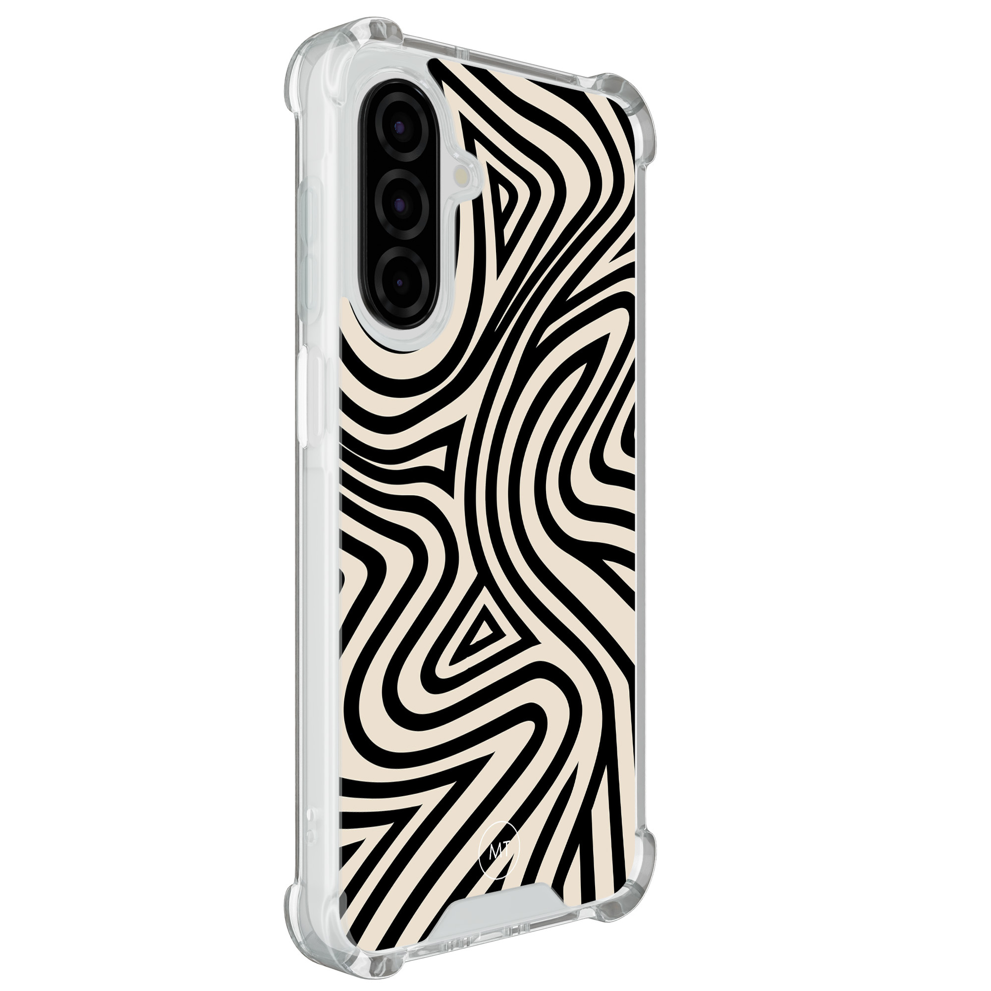 Mooie Telefoonhoesjes Samsung Galaxy A26 shockproof hoesje - Groovy lines