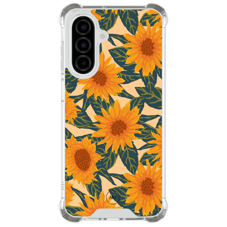 Mooie Telefoonhoesjes Samsung Galaxy A26 shockproof hoesje - Zonnebloemen