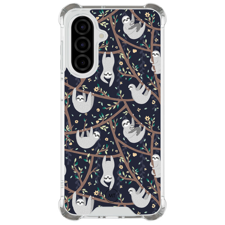 Mooie Telefoonhoesjes Samsung Galaxy A26 shockproof hoesje - Luiaard print