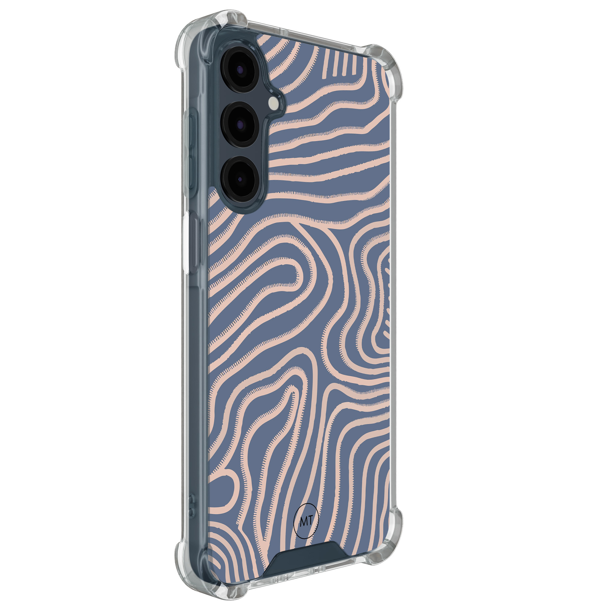 Mooie Telefoonhoesjes Samsung Galaxy A16 shockproof hoesje - Flowing lines
