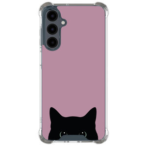 Mooie Telefoonhoesjes Samsung Galaxy A16 shockproof hoesje - Zwarte kat