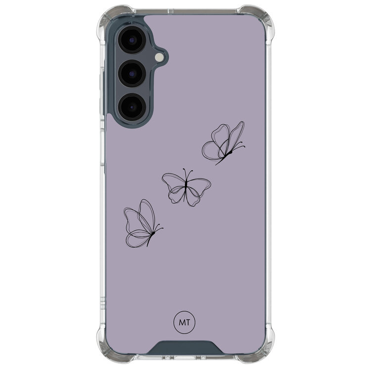 Mooie Telefoonhoesjes Samsung Galaxy A16 shockproof hoesje - Vlindertjes