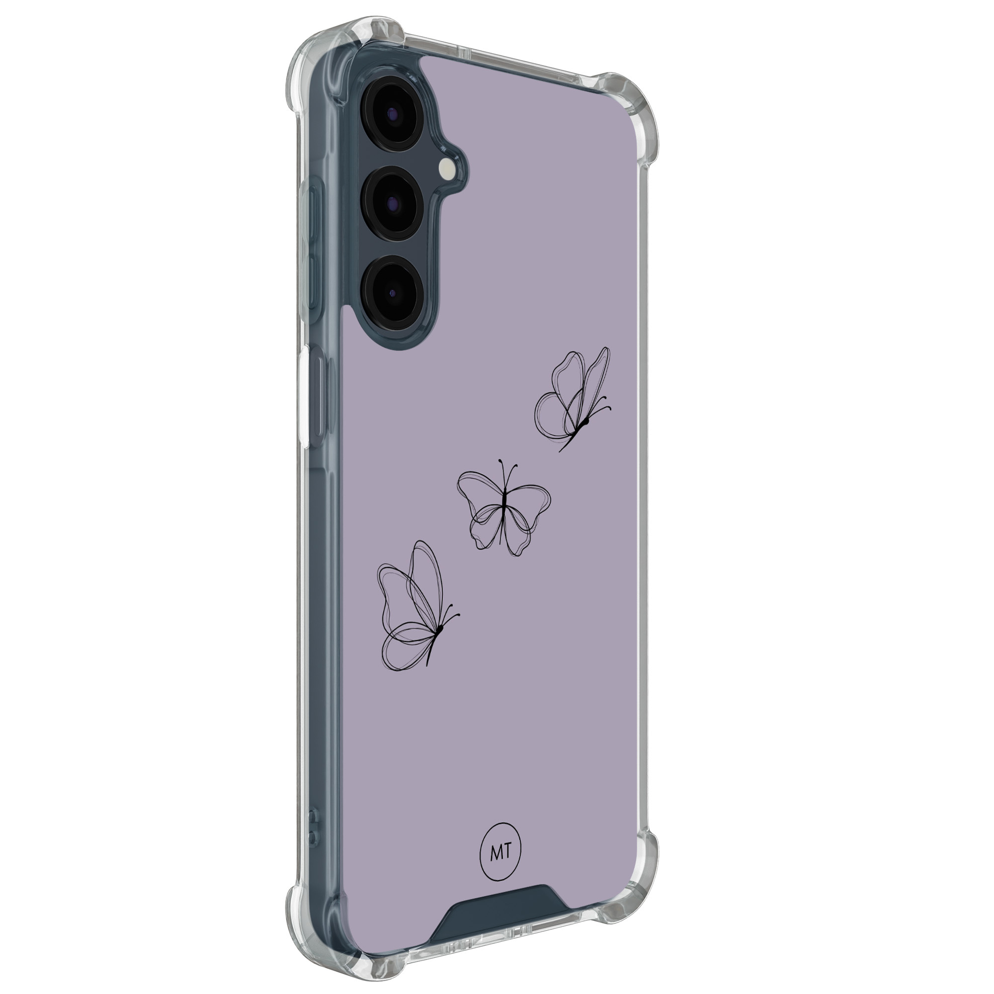 Mooie Telefoonhoesjes Samsung Galaxy A16 shockproof hoesje - Vlindertjes