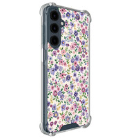 Mooie Telefoonhoesjes Samsung Galaxy A16 shockproof hoesje - Purple garden