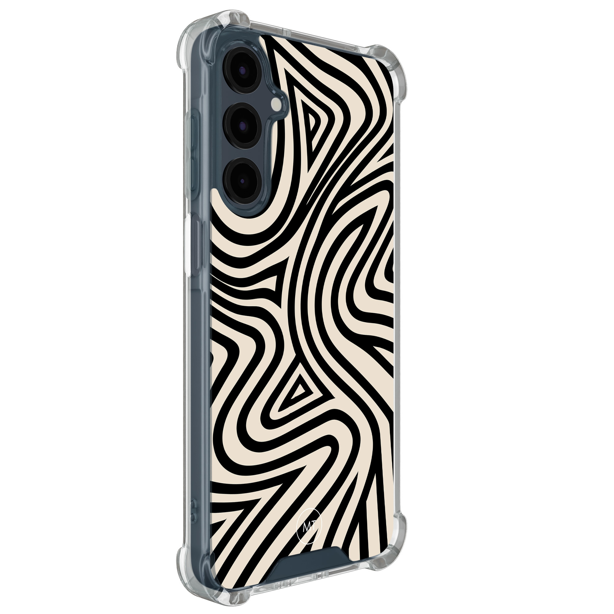 Mooie Telefoonhoesjes Samsung Galaxy A16 shockproof hoesje - Groovy lines