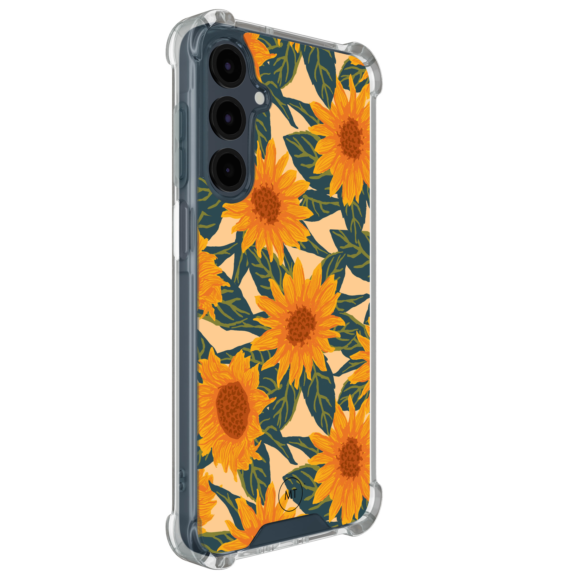 Mooie Telefoonhoesjes Samsung Galaxy A16 shockproof hoesje - Zonnebloemen