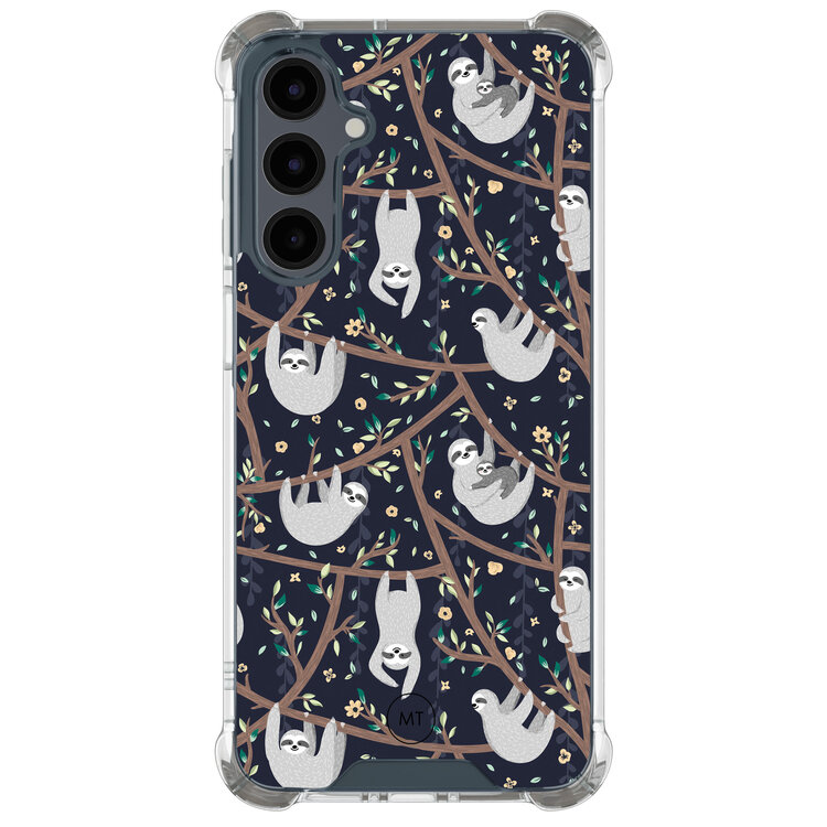 Mooie Telefoonhoesjes Samsung Galaxy A16 shockproof hoesje - Luiaard print
