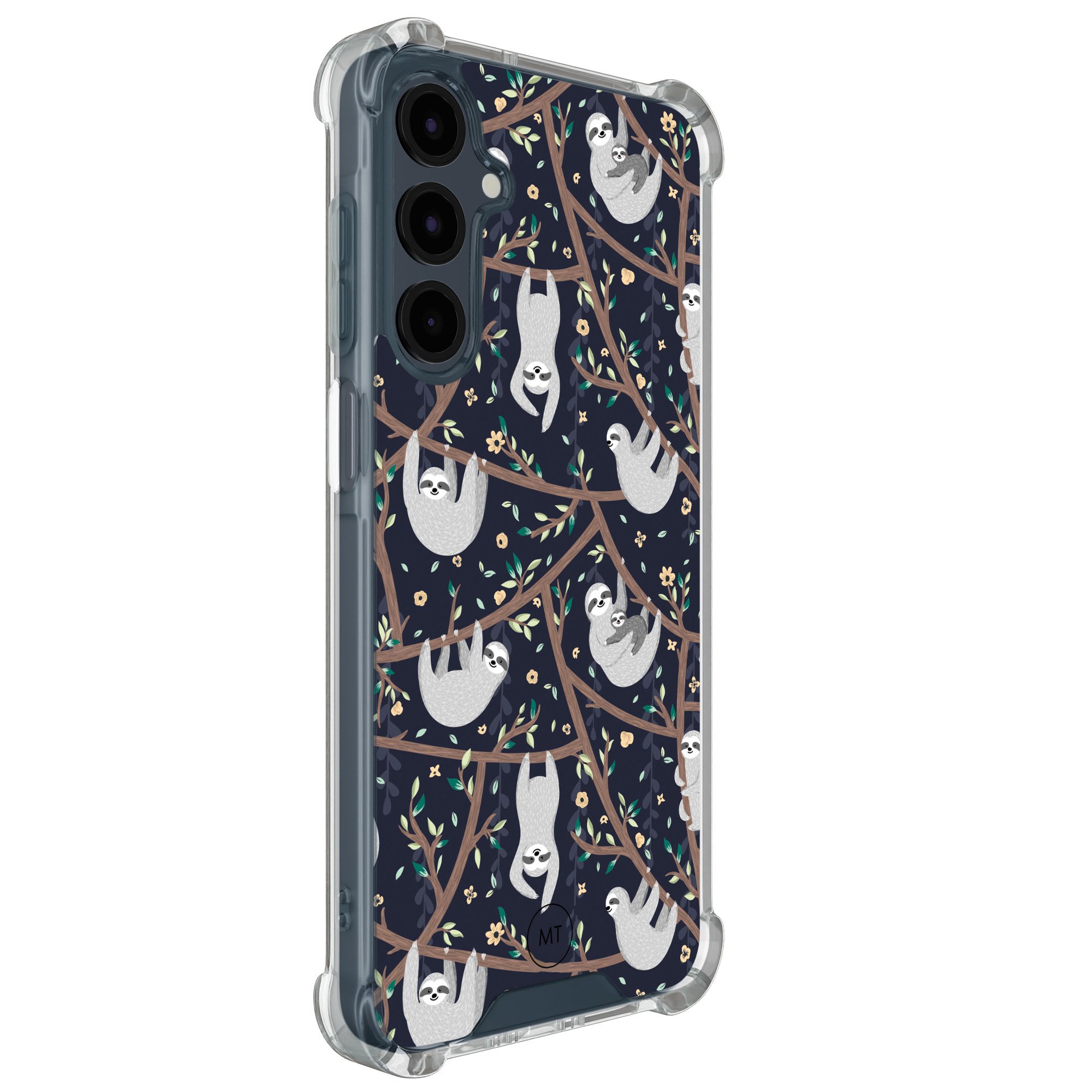 Mooie Telefoonhoesjes Samsung Galaxy A16 shockproof hoesje - Luiaard print