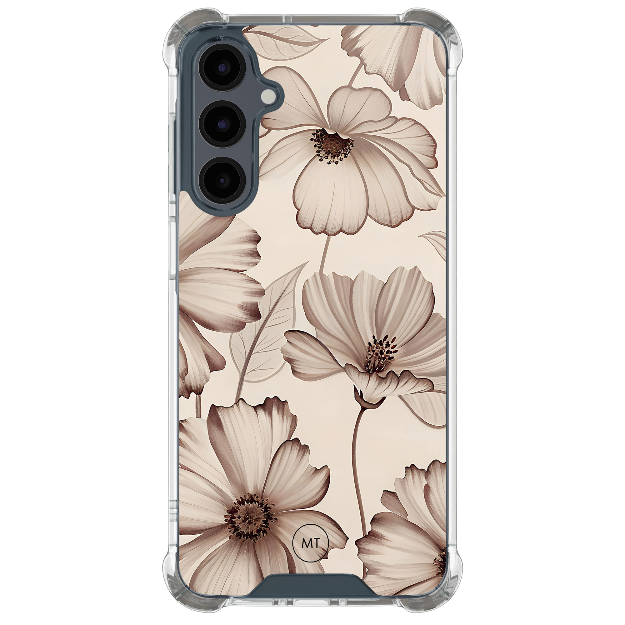 Mooie Telefoonhoesjes Samsung Galaxy A16 shockproof hoesje - Sand flowers