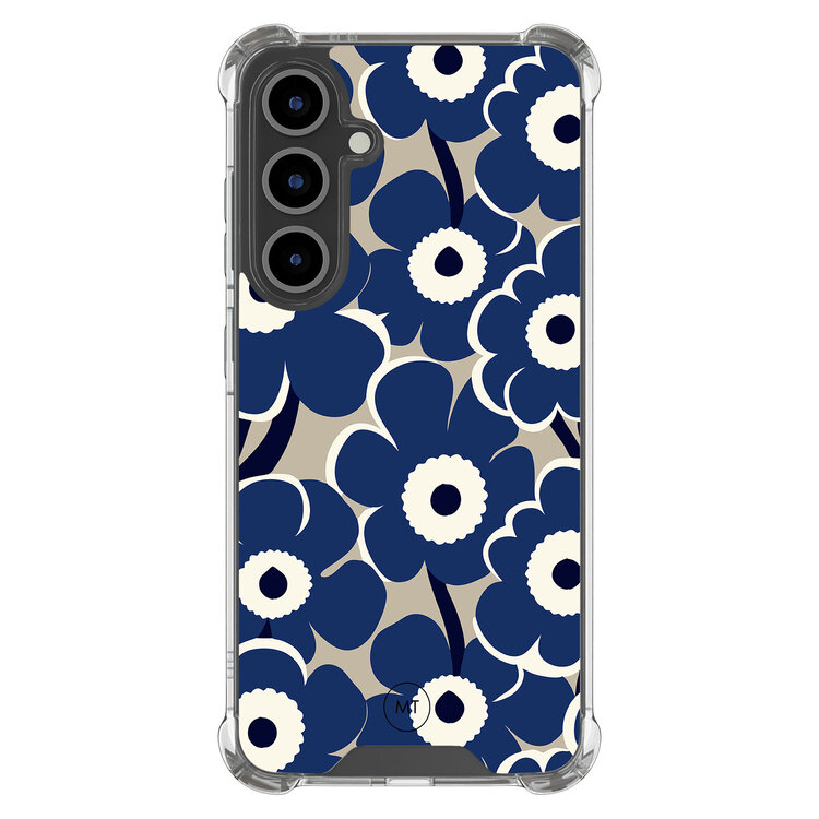 Mooie Telefoonhoesjes Samsung Galaxy S24 FE shockproof hoesje - Abstract bloom