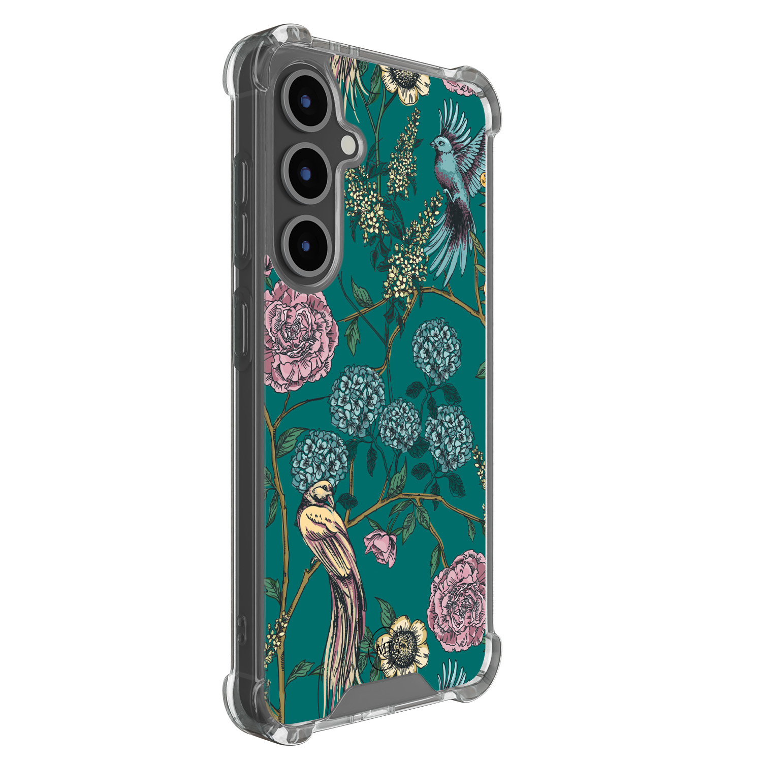 Mooie Telefoonhoesjes Samsung Galaxy S24 FE shockproof hoesje - Bloomy birds