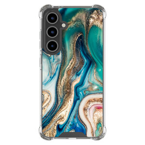 Mooie Telefoonhoesjes Samsung Galaxy S24 FE shockproof hoesje - Magic marble