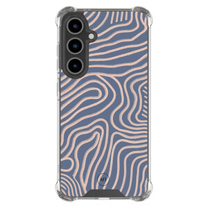 Mooie Telefoonhoesjes Samsung Galaxy S24 FE shockproof hoesje - Flowing lines