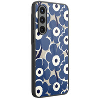Casimoda Samsung Galaxy A56 hoesje glas - Abstract bloom