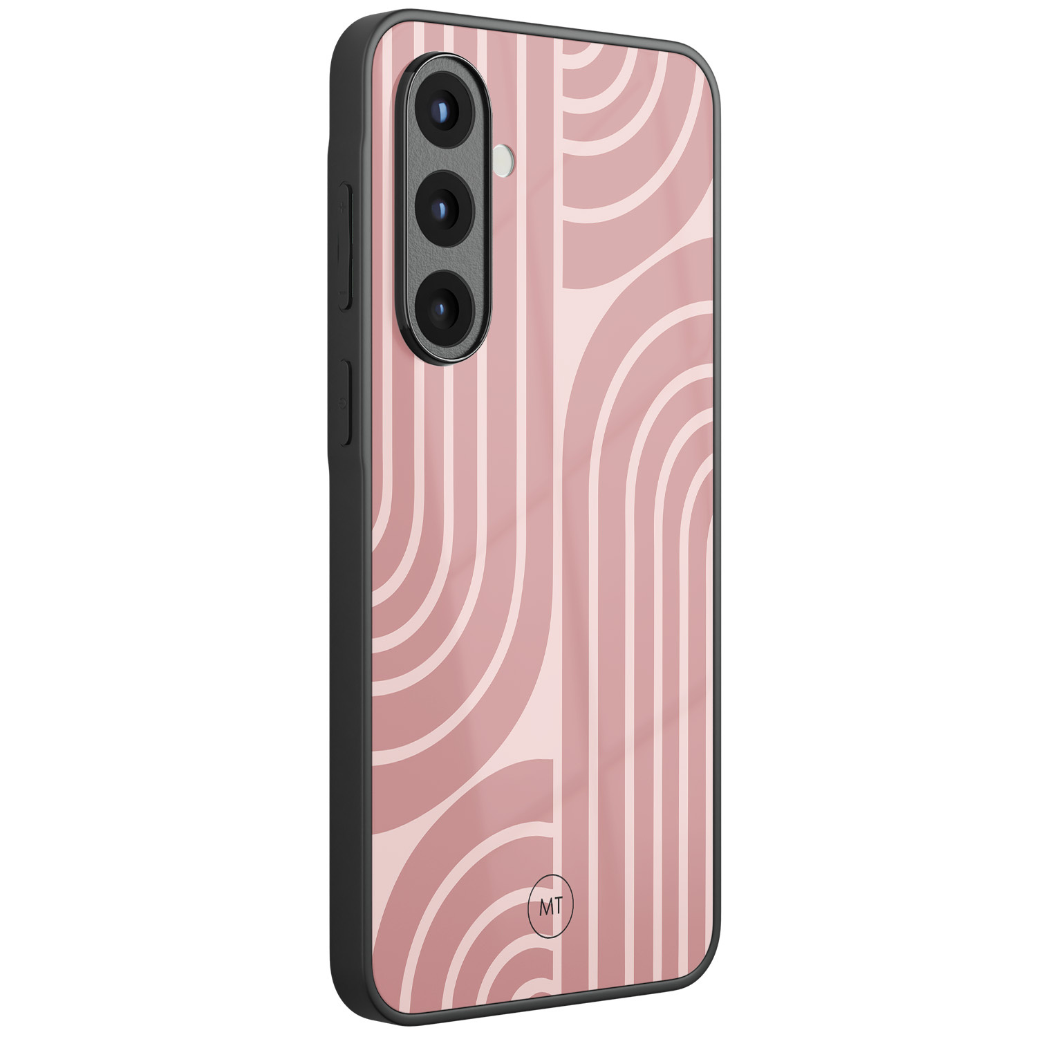 Mooie Telefoonhoesjes Samsung Galaxy A56 hoesje glas - Blush shapes